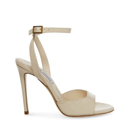 Sandalias Tacones Steve Madden Naryssa Charol Mujer Beige | ES EC903S